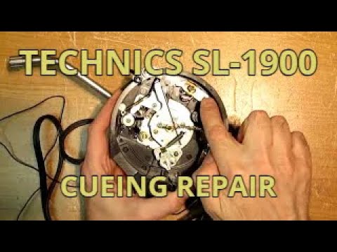 Видео: Technics SL-1900: Ремонт рычага подъема (кьюинга) - Липкая смазка!
