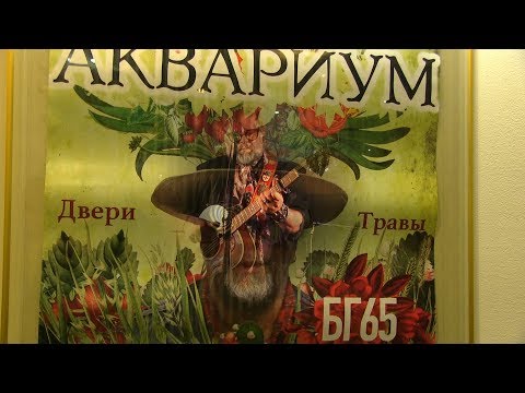 Видео: БГ и АКВАРИУМ - ДВЕРИ ТРАВЫ (БГ-65, Санкт-Петербург, БКЗ Октябрьский, 06.12.2018)
