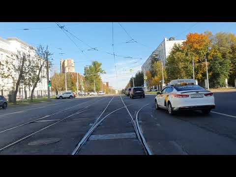 Видео: Москва Трамвай Маршрут 26