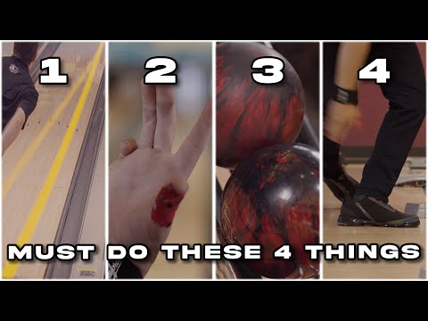 Видео: Четыре вещи, которые вам ОБЯЗАТЕЛЬНО нужно делать во время игры в боулинг: простые советы, как иг...