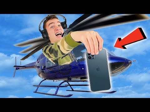 Видео: ИЗПУСНАХ СИ ТЕЛЕФОНА ОТ ХЕЛИКОПТЕР!