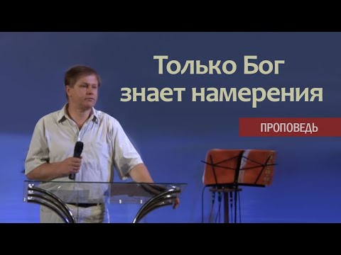 Видео: Проповедь: "Только Бог знает намерения" | Стогниенко