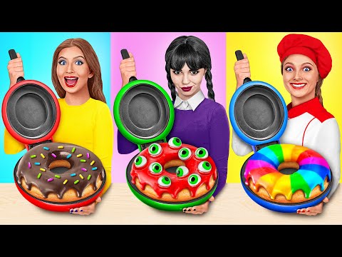 Видео: Кулинарный Челлендж: Уэнсдей Против Бабушки | Смешные Ситуации с Едой от Trend DO Challenge