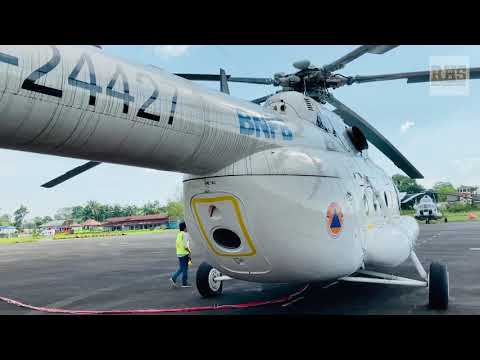 Видео: Русские вертолеты тушат пожары в Индонезии