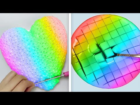 Видео: Самые удовлетворяющие видео слизи ASMR | Релаксирующая странно удовлетворяющая слизь 2019 | 540