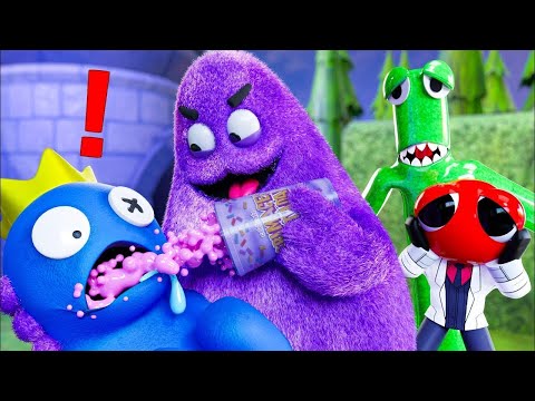 Видео: ГРИМАС ШЕЙК - ЗАПРЕТНЫЙ ПЛОД! | Rainbow Friends 2 - Анимации на русском