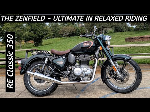 Видео: RE Classic 350 в красивом зеленом цвете с хромированной трубой — поет сладкую песню — Уаху!