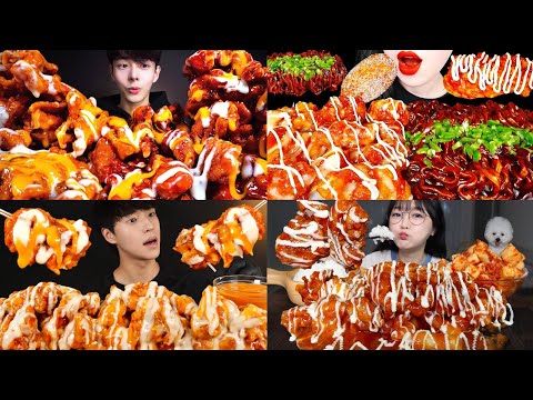 Видео: *ЛУЧШАЯ* Курица Яннём 🍗🔥 | Сладко-острая подборка жареной курицы по-корейски