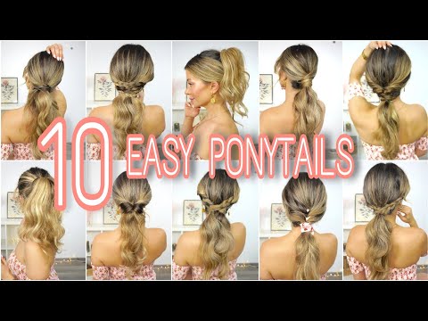 Видео: 10 ПРИЧЕСОК С ХВОСТОМ, КОТОРЫЕ ИЗМЕНЯЮТ ЖИЗНЬ 🌞 Длинные и средние прически