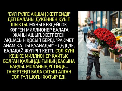 Видео: «Балақай, ақшаң жетпейді, бұл гүлді алмайсың!» – деді. Оны көрген миллионер жүрегі елжіреп…