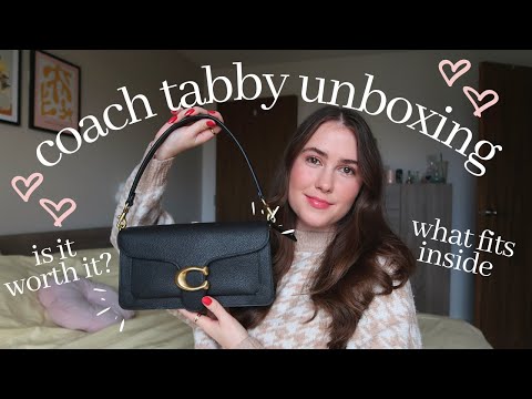 Видео: Распаковка COACH TABBY 26 // Что внутри и стоит ли оно того? | Элис Хоуп