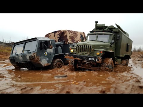 Видео: Сломали грузовики в гряземесе ... Мощный OFFroad 6x6