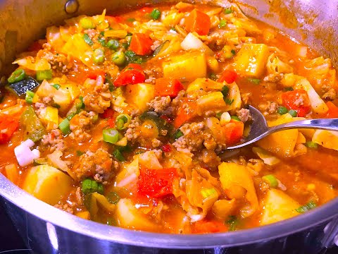 Видео: ОВОЩНОЕ РАГУ  если не знаете что приготовить на ужин, Съедается до последней ложки