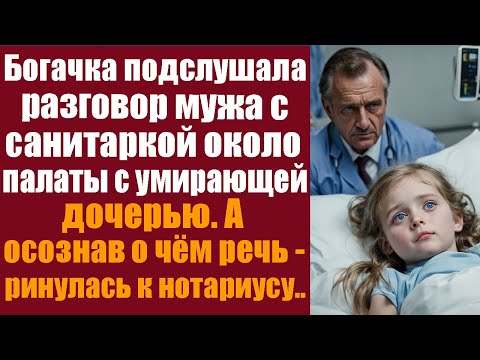 Видео: Нина случайно подслушала разговор мужа с санитаркой около палаты с угасающей дочерью. Осознав..