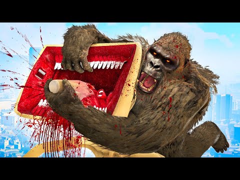Видео: БОЛЬШАЯ СИРЕНА ПРОТИВ КИНГ КОНГА В ГАРРИС МОД! КТО СИЛЬНЕЕ?! SCP MEGAHORN VS KING KONG В Garry`s Mod