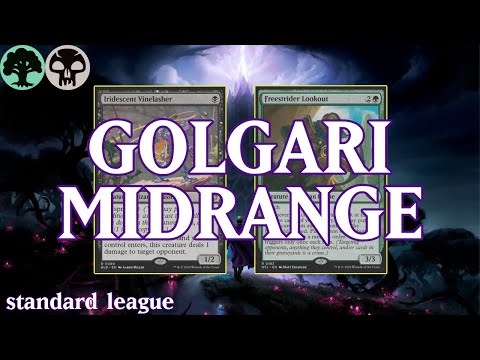 Видео: Стандарт Лига. Golgari Midrange. Плохая репрезентация колоды