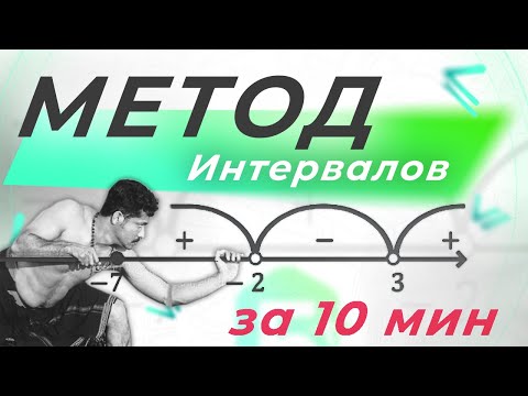 Видео: МЕТОД ИНТЕРВАЛОВ; Решение квадратных неравенств (теория) | Математика