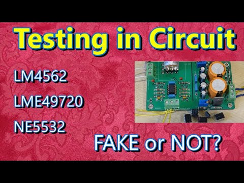 Видео: Тестирование LM4562, LME49720, NE5532 в схеме. Подделка или нет?