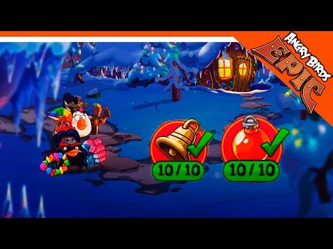Видео: 🎅 СОБРАЛ ВСЕ ШАРИКИ И КОЛОКОЛЬЧИКИ 🎅 Angry Birds Epic (Злые Птицы) Прохождение