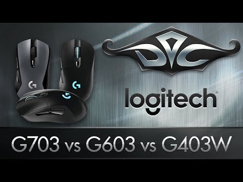 Видео: Logitech G403W vs. G703 vs. G603. В чем отличия?