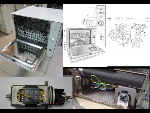 Видео: Посудомоечная машина Bosch SKT5102EU гудит и не работает