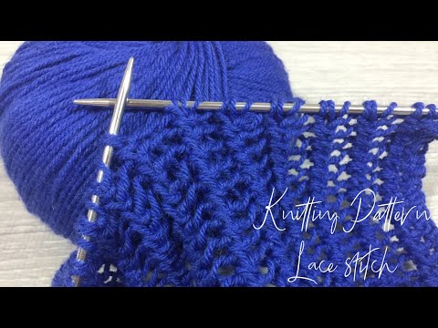 Видео: ВЯЖЕМ КЛАССНЫЙ УЗОР СПИЦАМИ "LAZY" 💙/ МАСТЕР-КЛАСС!