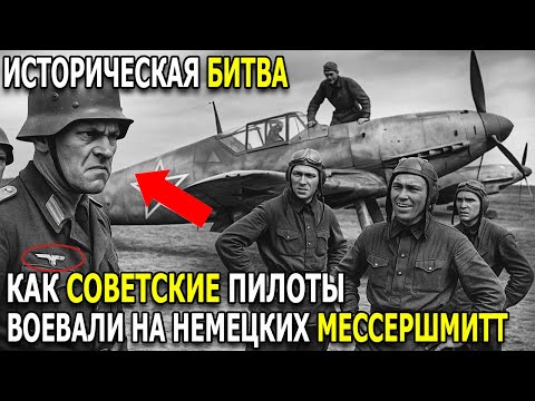Видео: Немцы в ярости, когда советские асы подняли в небо трофейные “Мессершмитты”»