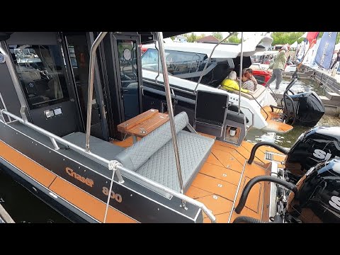 Видео: катер Swift Chaser 800 на Samara Boat Show 2024.