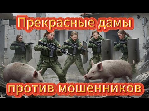 Видео: Прекрасные дамы против мошенников. Авторы: Алиса, Алёнушка, Баунти, Горностай, Оленька, Alisa.