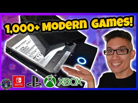 Видео: Мгновенная коллекция ретро и современных игр!!! | Обзор жёсткого диска Peaprit 14 ТБ