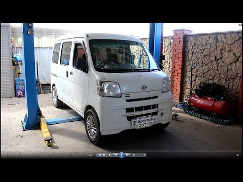 Видео: Установка двигателя KF-VE на Daihatsu Hijet 0,7 Дайхатсу Хайджет 2010 года #авторемонт