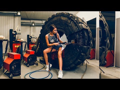 Видео: Семинар ROSSVIK. Ремонт грузовых шин.