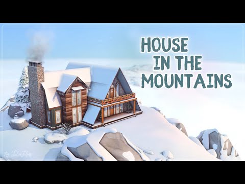 Видео: Дом в горах🎌│Строительство│House in the mountains│SpeedBuild│NO CC [The Sims 4]