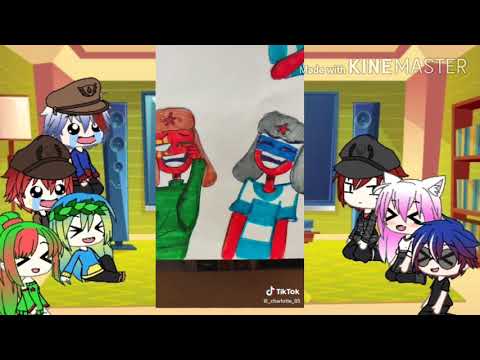 Видео: Реакция стран на видео из тик тока/CountryHumans