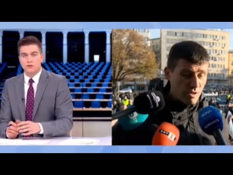 Видео: Ивелин Михайлов и протеста на Величие по БНТ