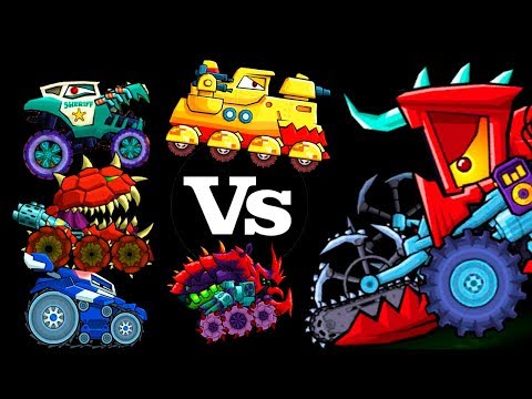 Видео: ВСЕ ПРОТИВ КОМБАЙНА Car Eats Car 3 - ЗЛЫЕ БОССЫ АТАКУЮТ - Новое Задание в Игре Хищные Машинки
