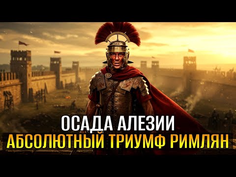 Видео: 2 Месяца Голода: Как 60,000 Римлян Уничтожили 250,000 Галлов при Алезии?