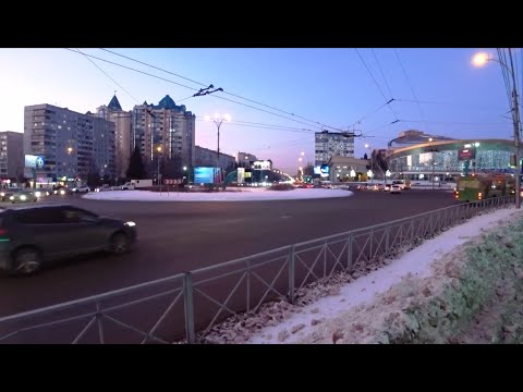 Видео: Новосибирск Фрунзе Ипподромская Богдана Хмельницкого Александра Невского Кучатова Светлановская
