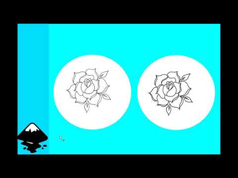 Видео: Векторизация растрового изображения в Inkscape(1)