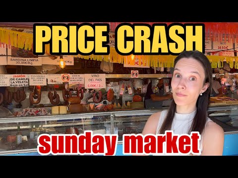Видео: ВОСКРЕСНЫЙ РЫНОК: Цены РУХНУЛИ на самом ДОРОГОМ рынке недалеко от Бенидорма! 💸😯