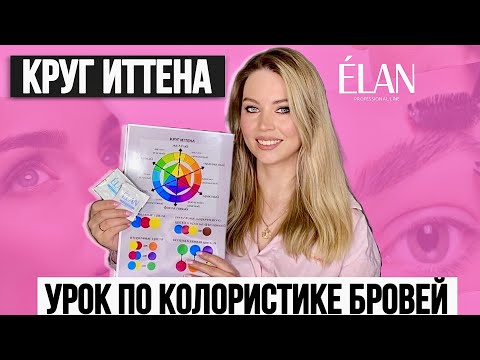 Видео: Круг Иттена для Бровиста | Разбираем Колористику Бровей