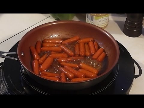Видео: Глазированная молодая морковь — простой гарнир