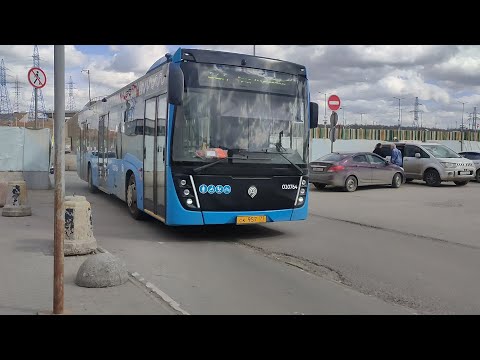 Видео: ❌Автобус №446. Мега "Тёплый Стан" - Мкр. Град Московский - Мега "Тёплый Стан" [НефАЗ-5299-40-52]