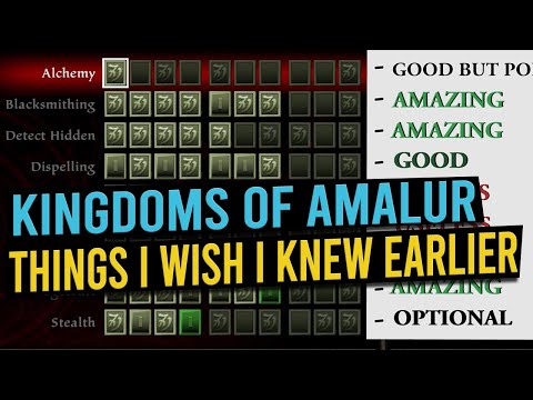Видео: То, что я хотел бы знать раньше — KINGDOMS OF AMALUR RE-RECCONING