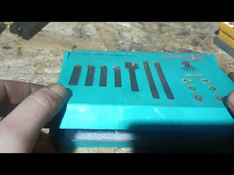 Видео: 1-й Видио обзор на токарные отрезные резцы 12×12 с ОЗОНА с сменными пластинами с AliExpress