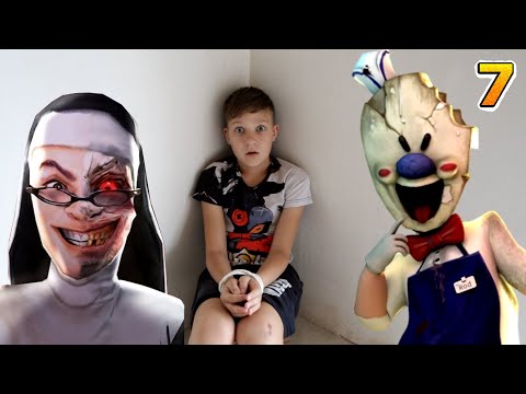 Видео: Мороженщик и Монахиня ПОЙМАЛИ нас! 7 серия Ice Scream in real life  2 сезон