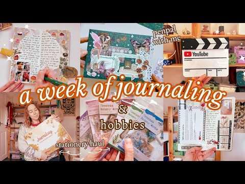 Видео: неделя ведения дневника ✨ доставка канцелярских товаров, друг по переписке, дневник вместе со мной