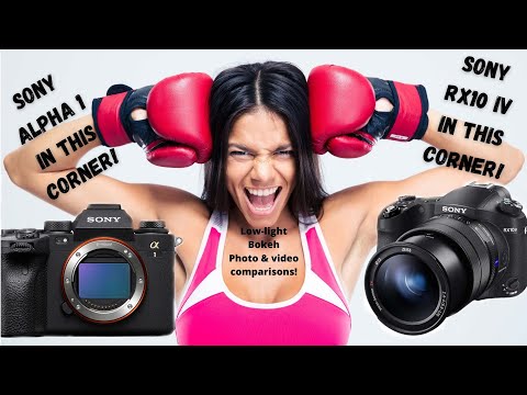Видео: Sony RX10 IV против Sony Alpha One!