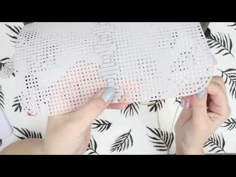 Видео: МК Сумка-клатч на пластиковій канві. Детальний майстер-клас