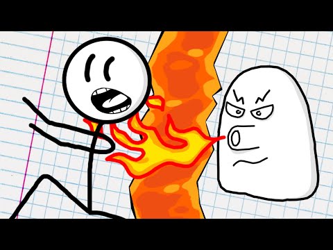 Видео: ПОЛ ЭТО ЛАВА! ► Draw a Stickman EPIC |2| Прохождение